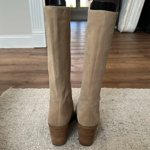 COPY - Sam Edelman size 9 light tan suede leather mid length boots - Picture 7 of 8